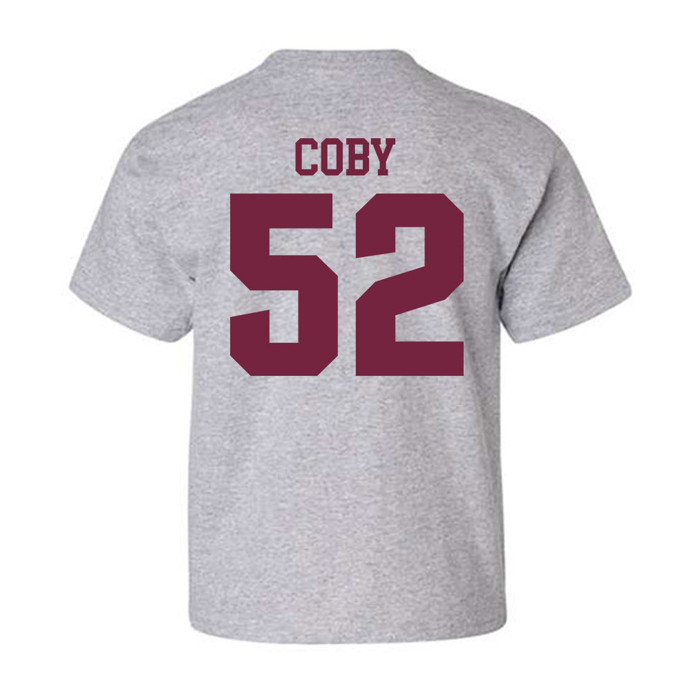 SIU Carbondale - NCAA Football : Ryan Coby - Classic Shersey Youth T-Shirt-1