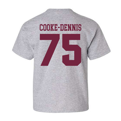SIU Carbondale - NCAA Football : Tristan Cooke-Dennis - Classic Shersey Youth T-Shirt-1