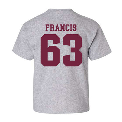 SIU Carbondale - NCAA Football : Kellen Francis - Classic Shersey Youth T-Shirt-1