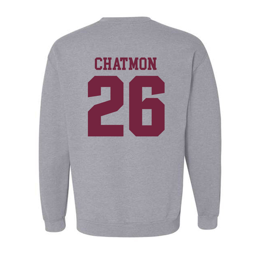 SIU Carbondale - NCAA Football : Quade Chatmon - Classic Shersey Crewneck Sweatshirt-1