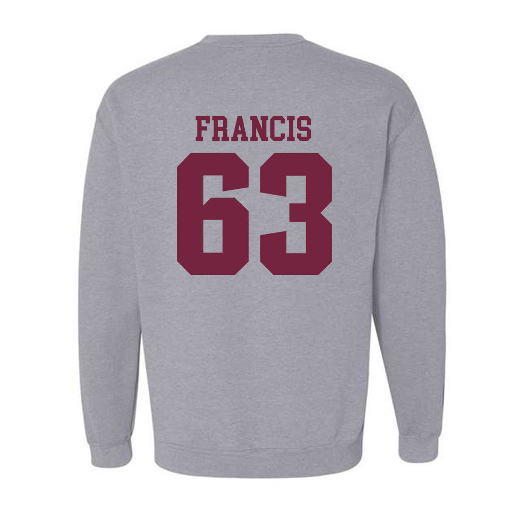 SIU Carbondale - NCAA Football : Kellen Francis - Classic Shersey Crewneck Sweatshirt-1