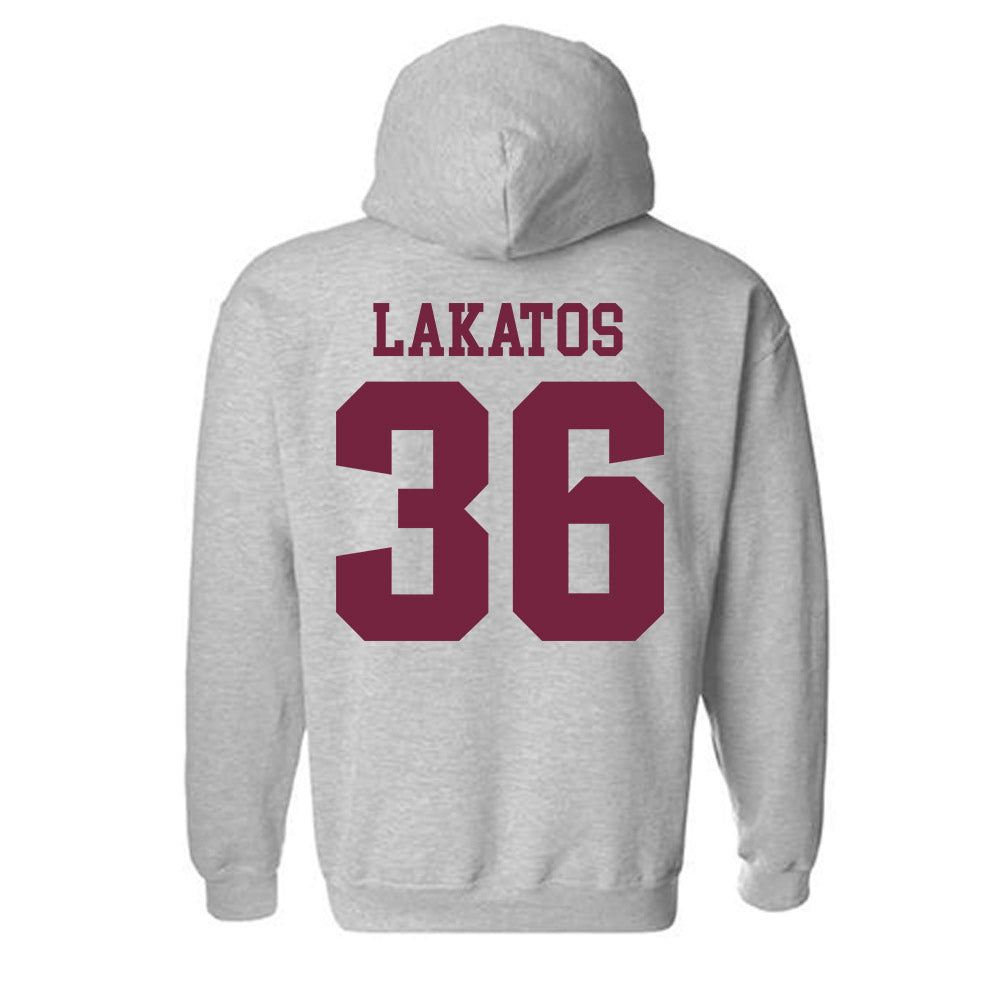 SIU Carbondale - NCAA Football : Clayton Lakatos - Classic Shersey Hooded Sweatshirt-1