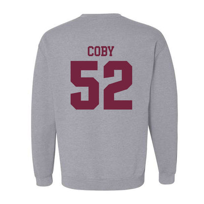 SIU Carbondale - NCAA Football : Ryan Coby - Classic Shersey Crewneck Sweatshirt-1