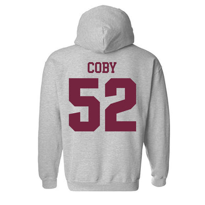 SIU Carbondale - NCAA Football : Ryan Coby - Classic Shersey Hooded Sweatshirt-1