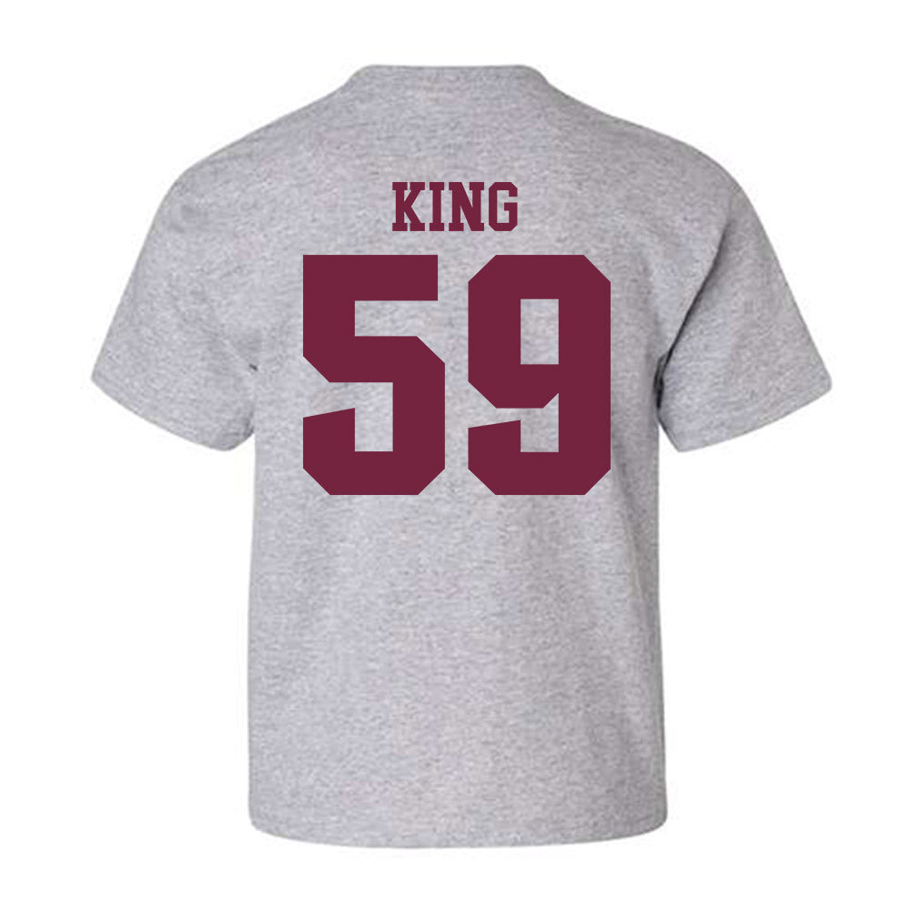 SIU Carbondale - NCAA Football : Brennan King - Classic Shersey Youth T-Shirt-1