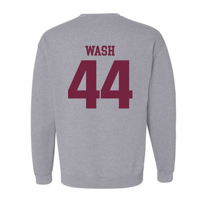 SIU Carbondale - NCAA Football : Miles Wash - Classic Shersey Crewneck Sweatshirt-1