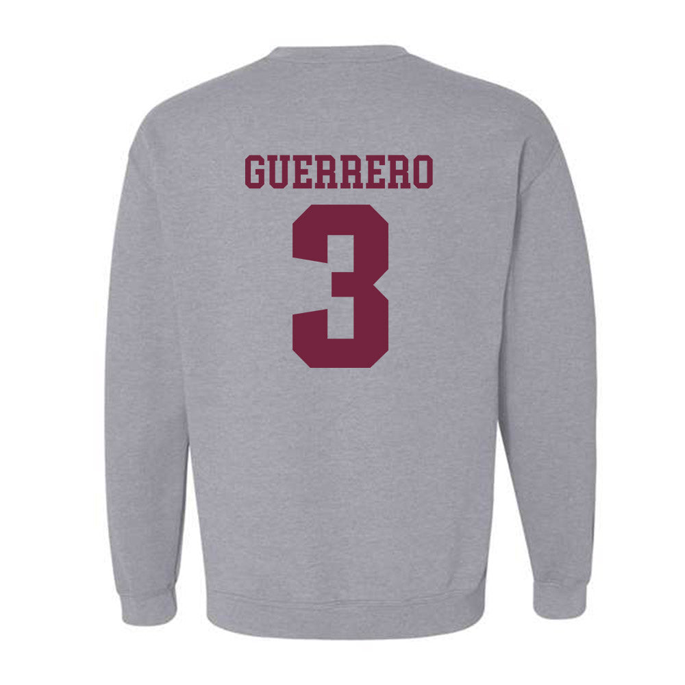 SIU Carbondale - NCAA Baseball : Julio Guerrero - Classic Shersey Crewneck Sweatshirt-1