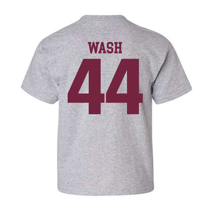 SIU Carbondale - NCAA Football : Miles Wash - Classic Shersey Youth T-Shirt-1