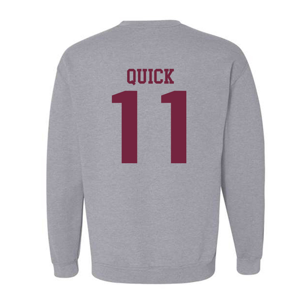 SIU Carbondale - NCAA Football : Markell Quick - Classic Shersey Crewneck Sweatshirt-1