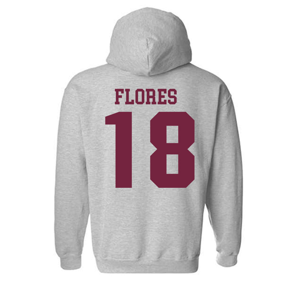 SIU Carbondale - NCAA Baseball : Jaden Flores - Classic Shersey Hooded Sweatshirt-1
