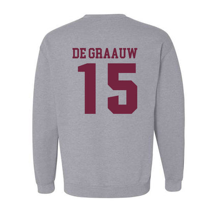 SIU Carbondale - NCAA Baseball : Gio De Graauw - Classic Shersey Crewneck Sweatshirt-1