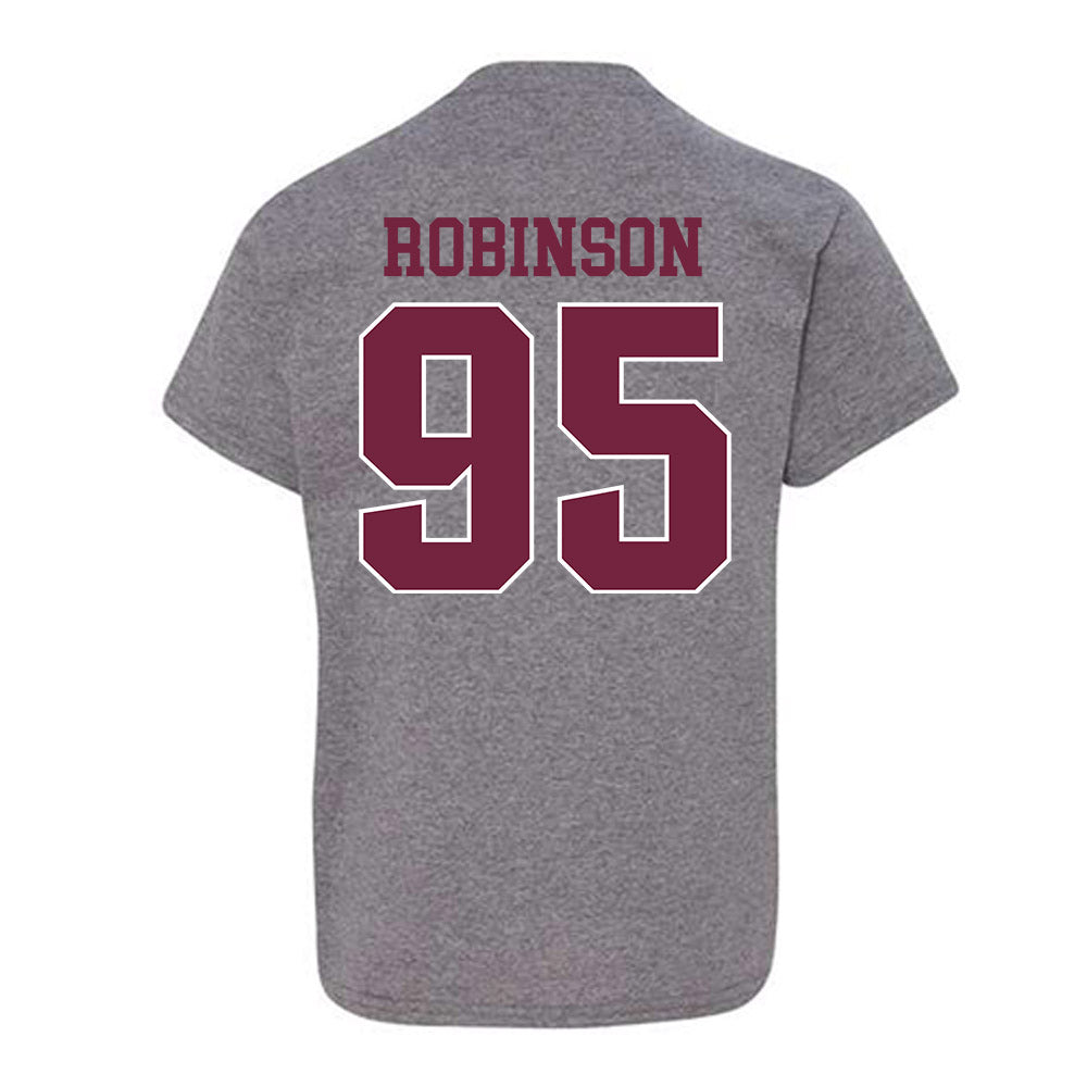 SIU Carbondale - NCAA Football : Caillou Robinson - Classic Shersey Youth T-Shirt-1