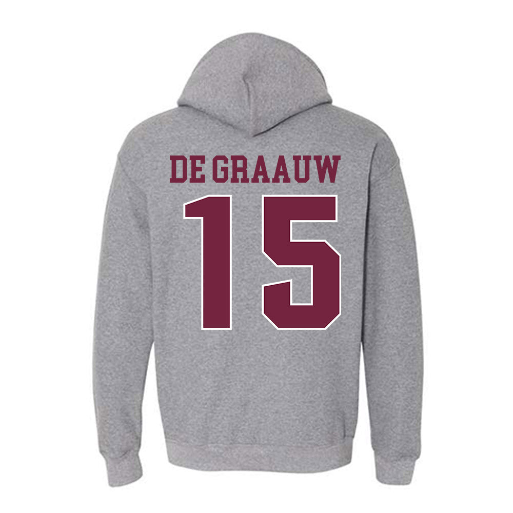 SIU Carbondale - NCAA Baseball : Gio De Graauw - Classic Shersey Hooded Sweatshirt-1