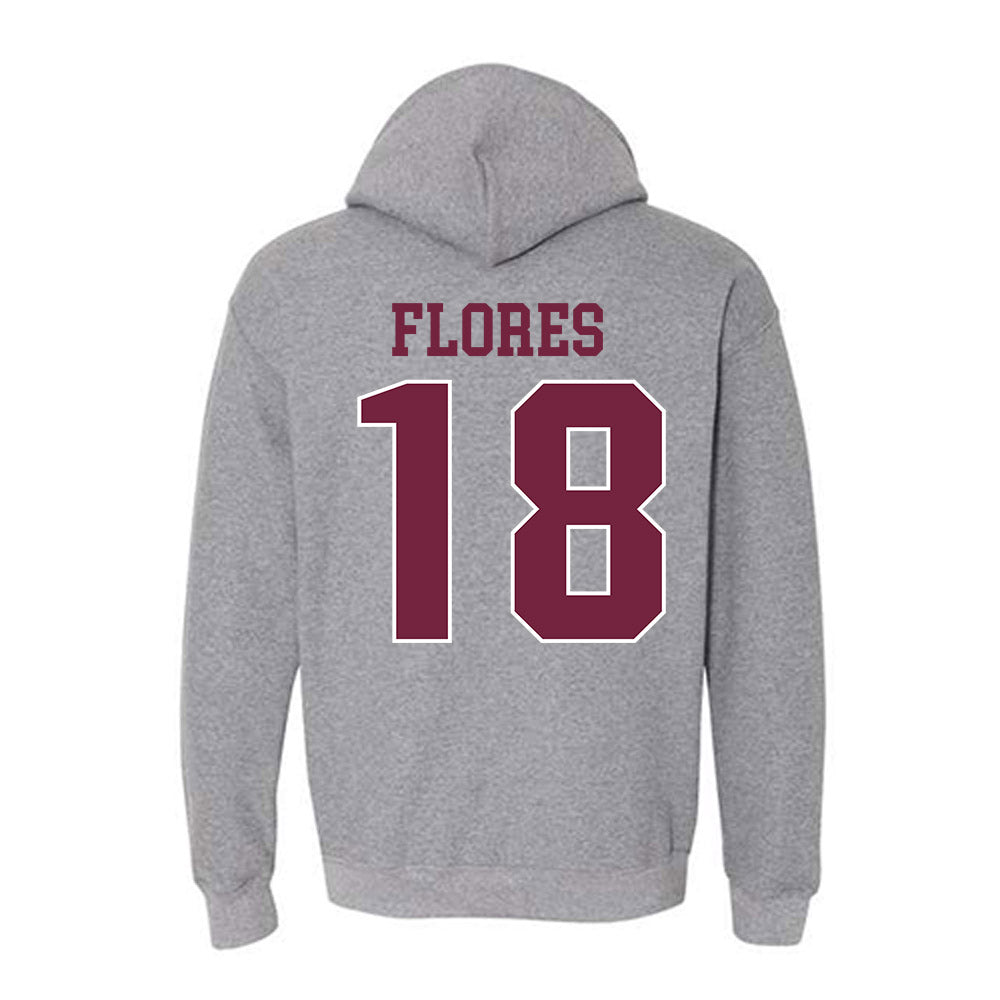 SIU Carbondale - NCAA Baseball : Jaden Flores - Classic Shersey Hooded Sweatshirt-1