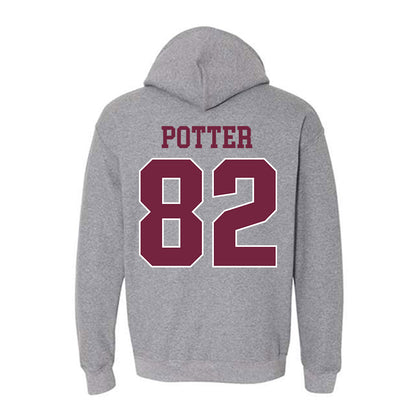 SIU Carbondale - NCAA Football : Chris Potter - Classic Shersey Hooded Sweatshirt-1