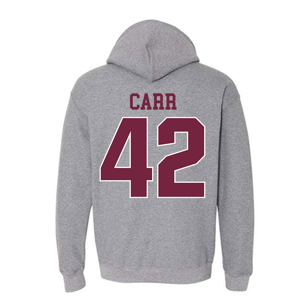 SIU Carbondale - NCAA Football : Patrick Carr - Classic Shersey Hooded Sweatshirt-1