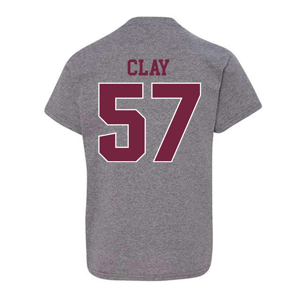 SIU Carbondale - NCAA Football : Kaden Clay - Classic Shersey Youth T-Shirt-1