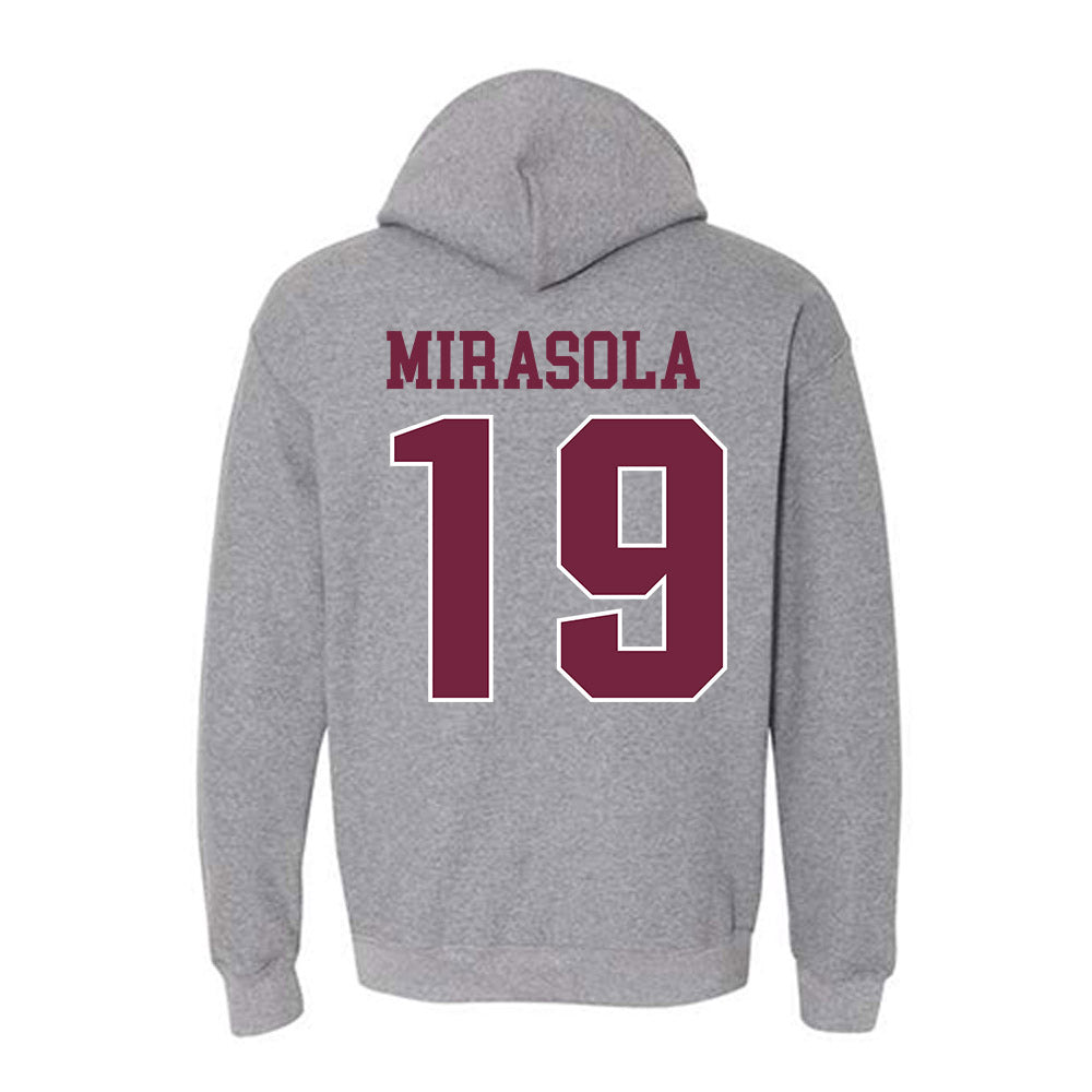 SIU Carbondale - NCAA Football : Jc Mirasola - Classic Shersey Hooded Sweatshirt-1