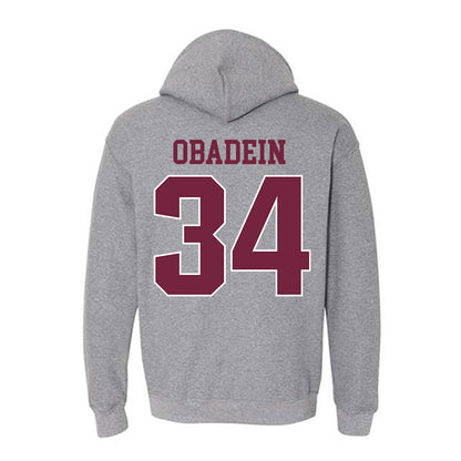 SIU Carbondale - NCAA Football : David Obadein - Classic Shersey Hooded Sweatshirt-1