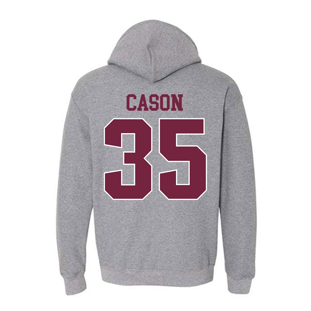 SIU Carbondale - NCAA Football : Cameron Cason - Classic Shersey Hooded Sweatshirt-1