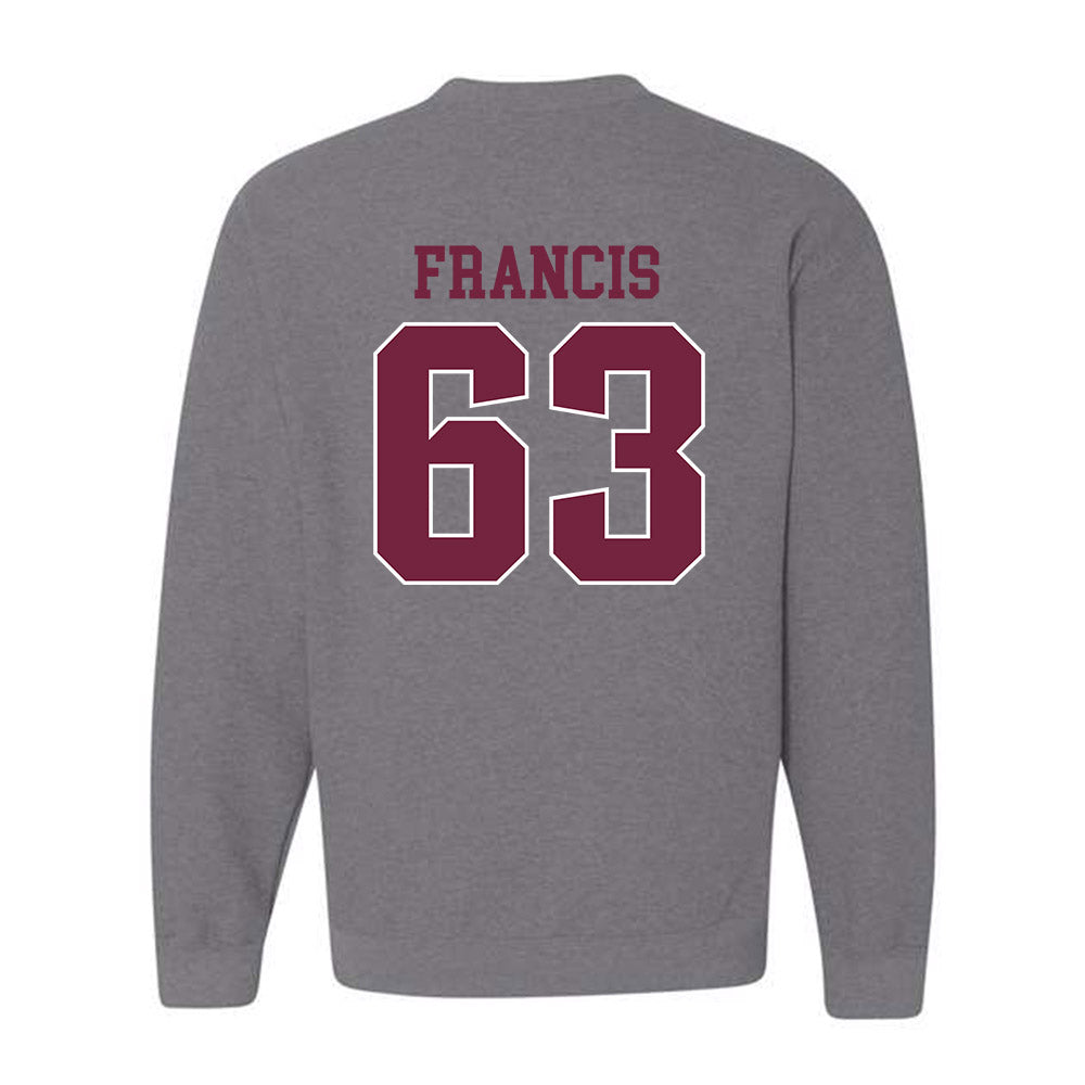 SIU Carbondale - NCAA Football : Kellen Francis - Classic Shersey Crewneck Sweatshirt-1