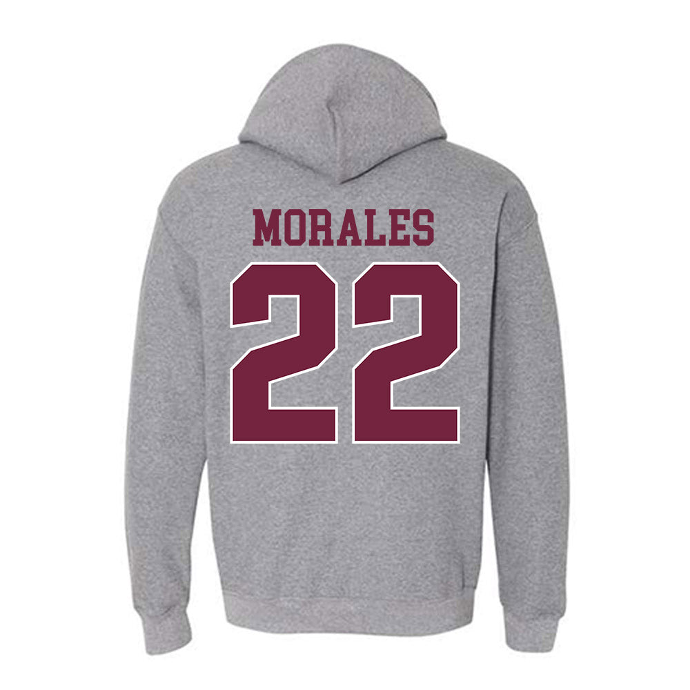 SIU Carbondale - NCAA Women's Basketball : Carmen Morales - Classic Shersey Hooded Sweatshirt-1