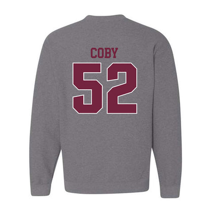 SIU Carbondale - NCAA Football : Ryan Coby - Classic Shersey Crewneck Sweatshirt-1