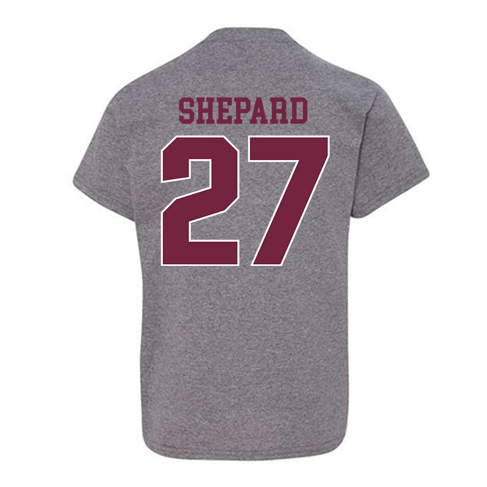 SIU Carbondale - NCAA Baseball : Troy Shepard - Classic Shersey Youth T-Shirt-1