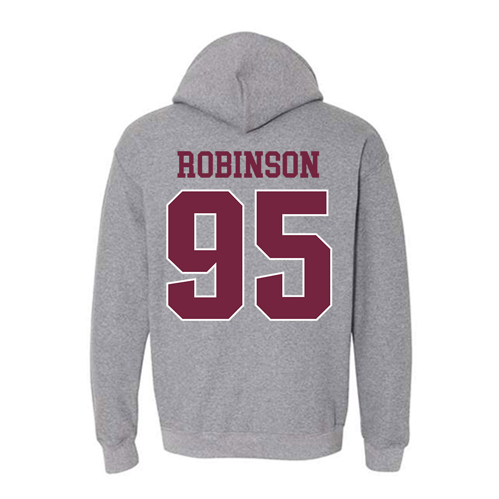 SIU Carbondale - NCAA Football : Caillou Robinson - Classic Shersey Hooded Sweatshirt-1