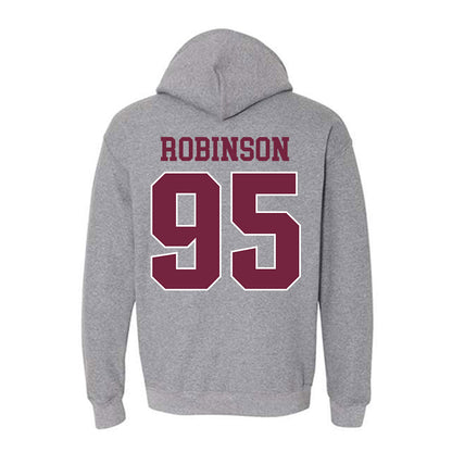 SIU Carbondale - NCAA Football : Caillou Robinson - Classic Shersey Hooded Sweatshirt-1