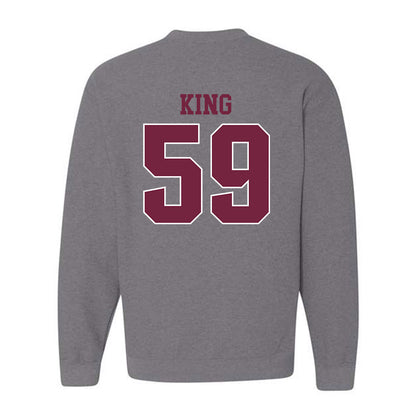 SIU Carbondale - NCAA Football : Brennan King - Classic Shersey Crewneck Sweatshirt-1