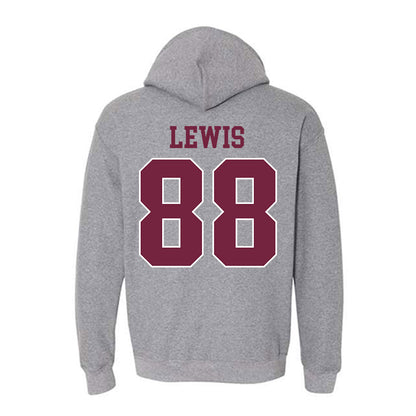 SIU Carbondale - NCAA Football : Kaden Lewis - Classic Shersey Hooded Sweatshirt-1