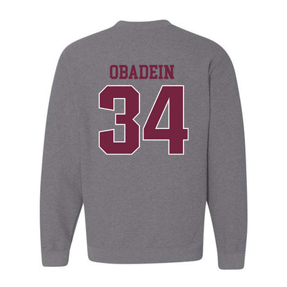SIU Carbondale - NCAA Football : David Obadein - Classic Shersey Crewneck Sweatshirt-1
