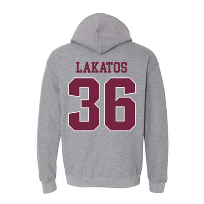 SIU Carbondale - NCAA Football : Clayton Lakatos - Classic Shersey Hooded Sweatshirt-1