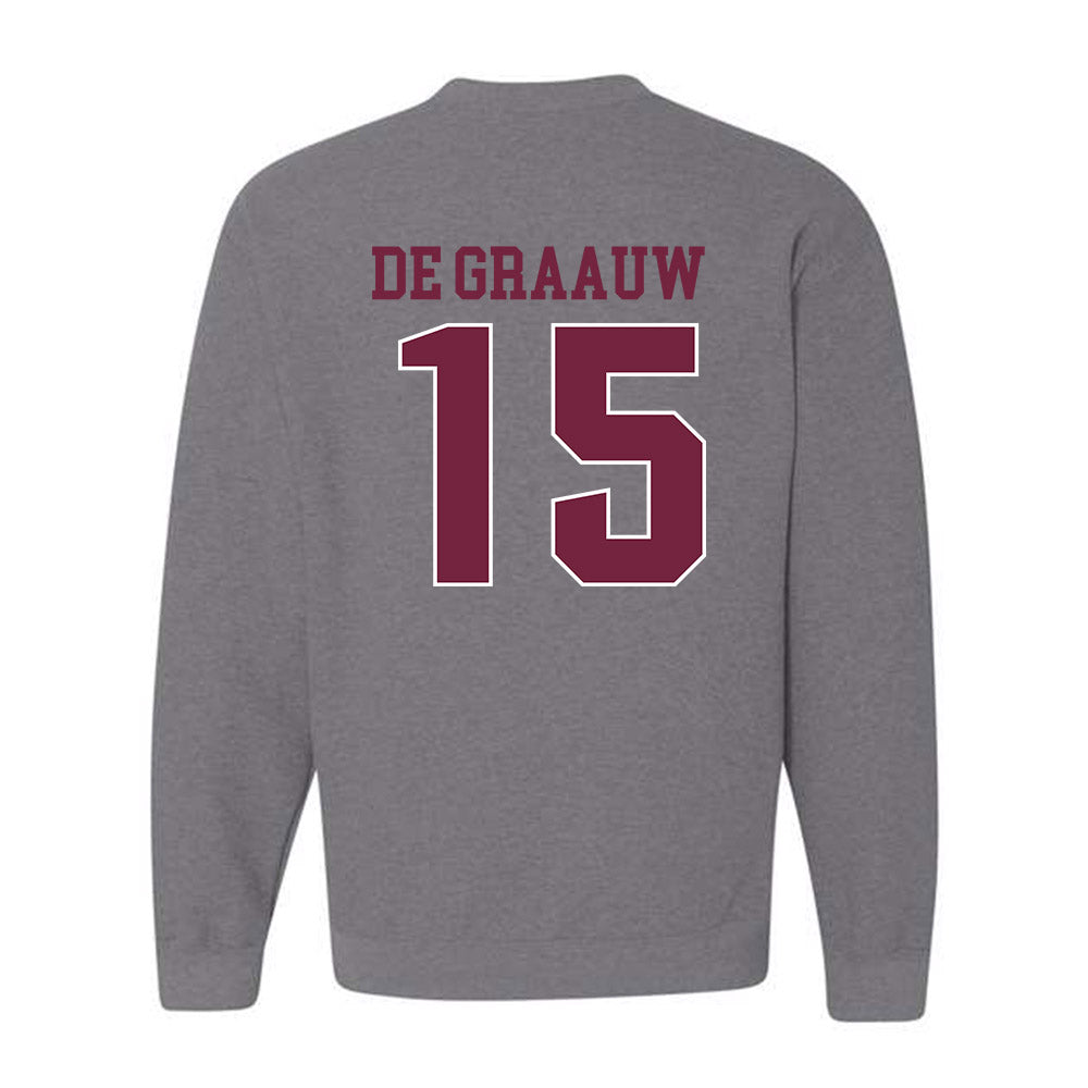 SIU Carbondale - NCAA Baseball : Gio De Graauw - Classic Shersey Crewneck Sweatshirt-1