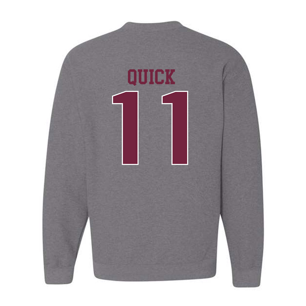 SIU Carbondale - NCAA Football : Markell Quick - Classic Shersey Crewneck Sweatshirt-1