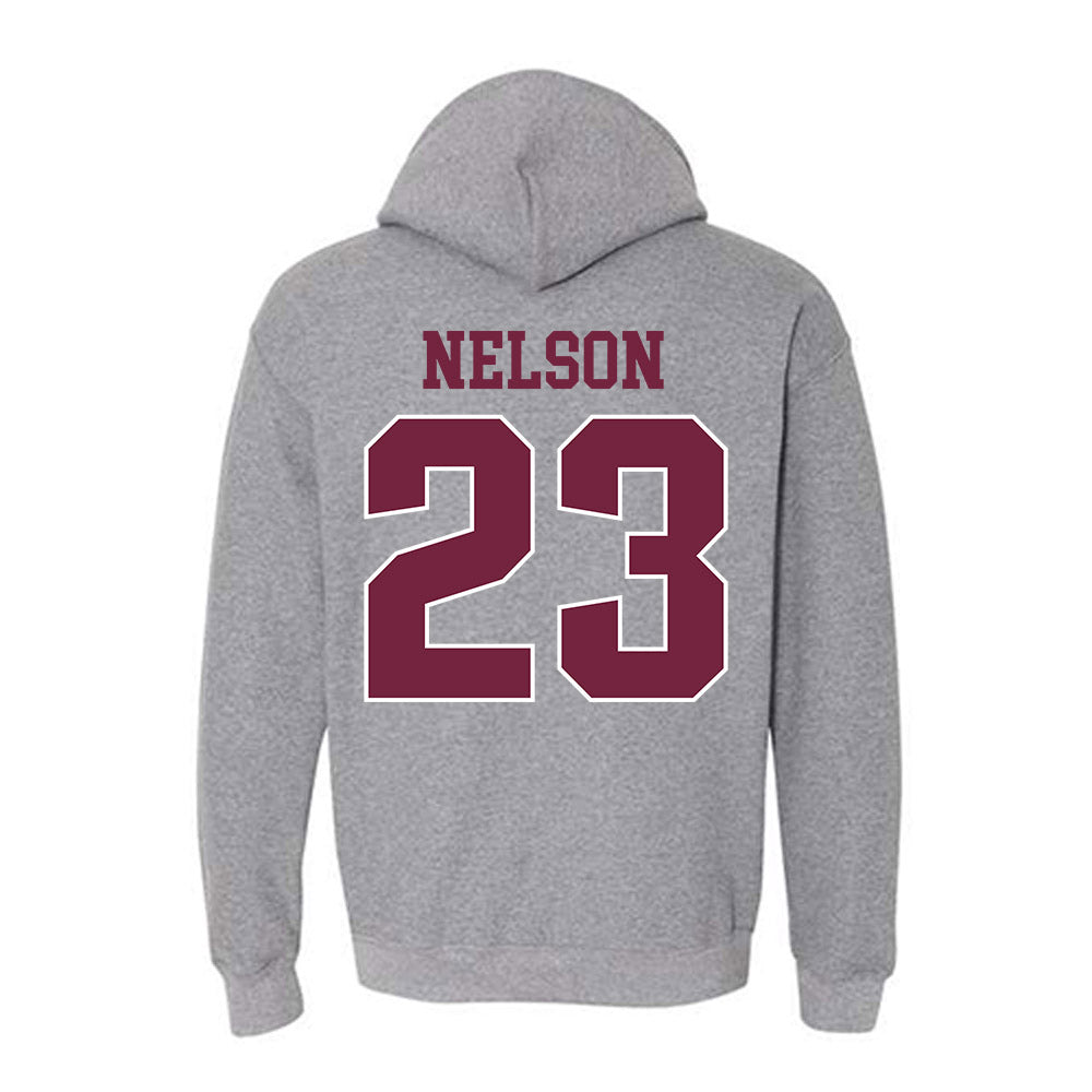 SIU Carbondale - NCAA Women's Basketball : Tkiyah Nelson - Classic Shersey Hooded Sweatshirt-1