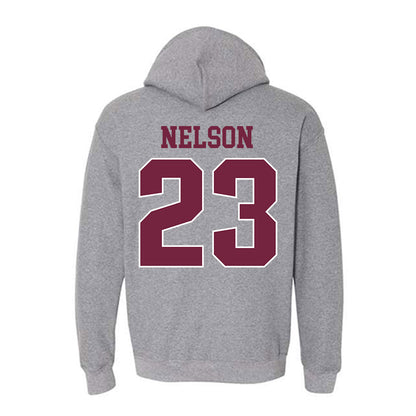 SIU Carbondale - NCAA Women's Basketball : Tkiyah Nelson - Classic Shersey Hooded Sweatshirt-1