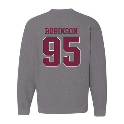 SIU Carbondale - NCAA Football : Caillou Robinson - Classic Shersey Crewneck Sweatshirt-1