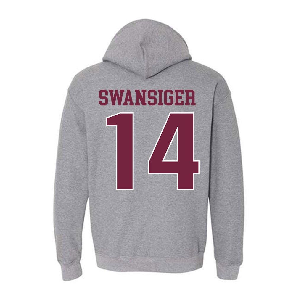 SIU Carbondale - NCAA Women's Volleyball : Ella Swansiger - Classic Shersey Hooded Sweatshirt-1