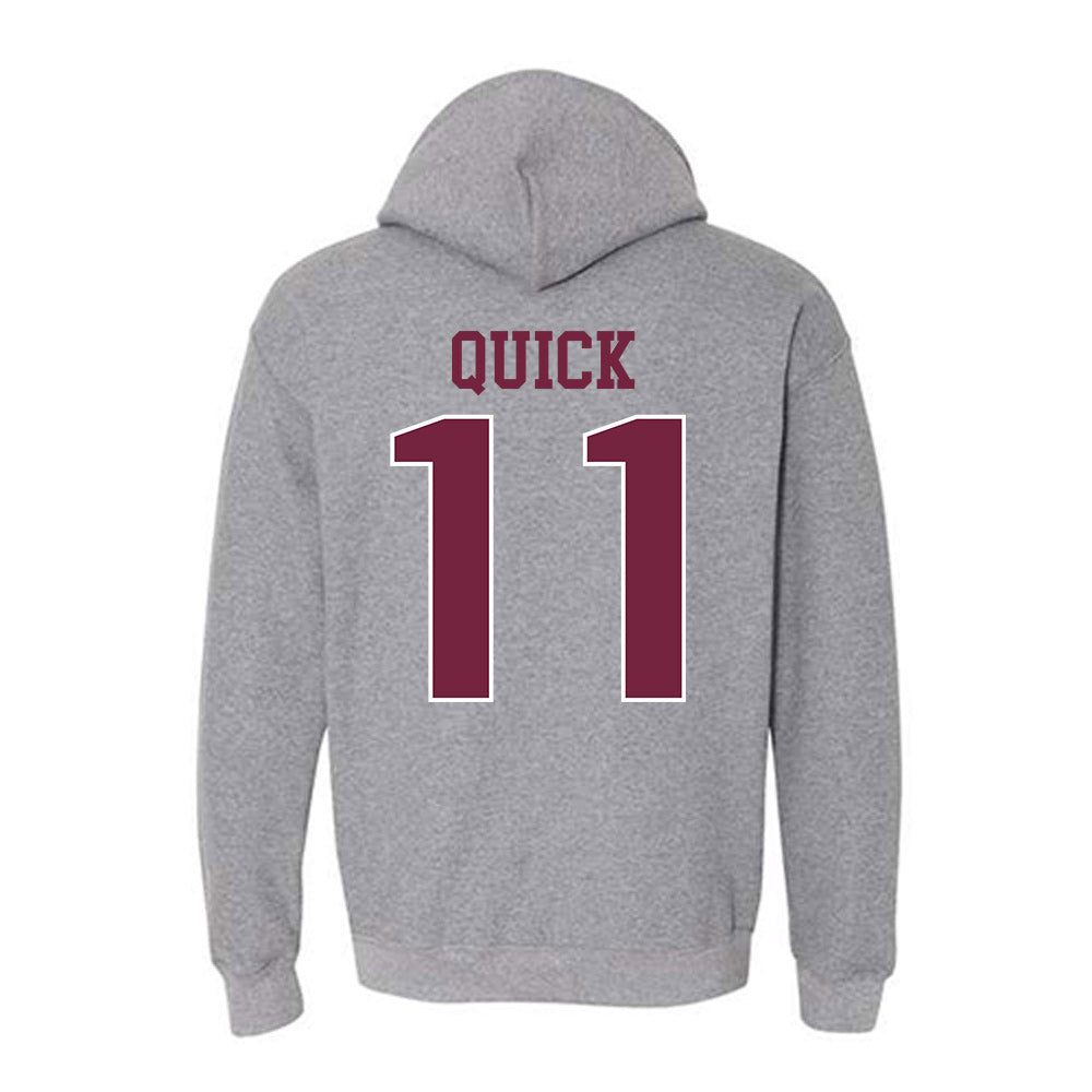 SIU Carbondale - NCAA Football : Markell Quick - Classic Shersey Hooded Sweatshirt-1