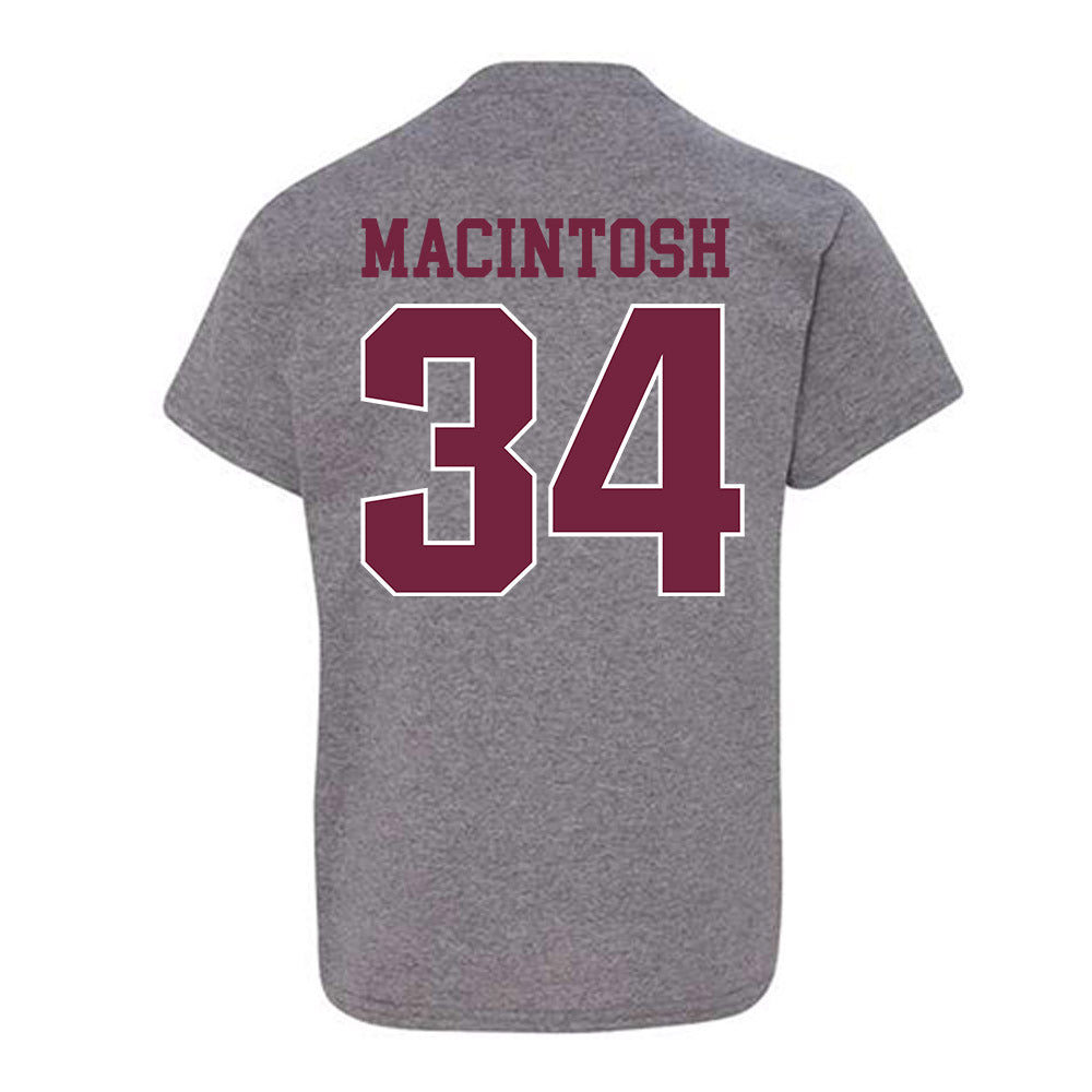 SIU Carbondale - NCAA Baseball : Jack MacIntosh - Classic Shersey Youth T-Shirt-1