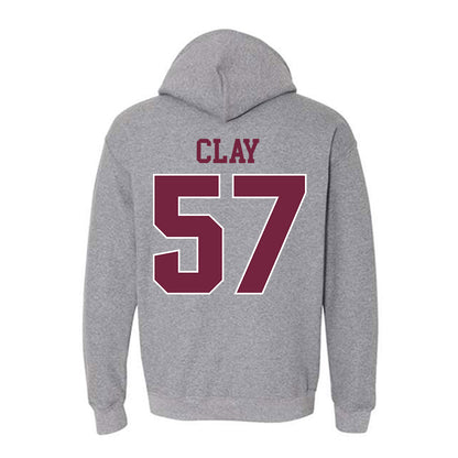 SIU Carbondale - NCAA Football : Kaden Clay - Classic Shersey Hooded Sweatshirt-1