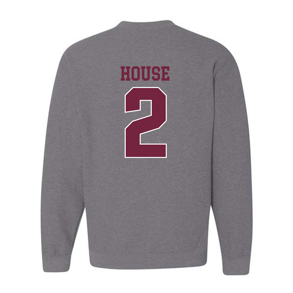SIU Carbondale - NCAA Men's Basketball : Quelron House - Classic Shersey Crewneck Sweatshirt-1