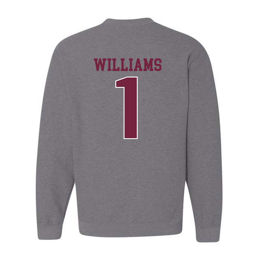 SIU Carbondale - NCAA Football : DJ Williams - Classic Shersey Crewneck Sweatshirt-1