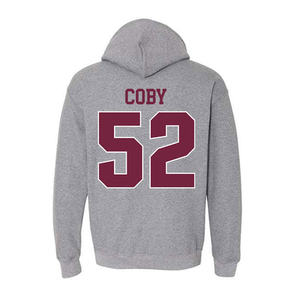 SIU Carbondale - NCAA Football : Ryan Coby - Classic Shersey Hooded Sweatshirt-1