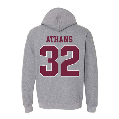 SIU Carbondale - NCAA Football : Jimmy Athans - Classic Shersey Hooded Sweatshirt-1