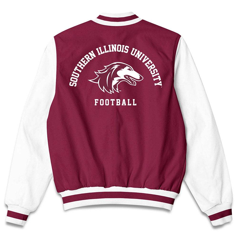SIU Carbondale - NCAA Football : David Obadein - Bomber Jacket-1
