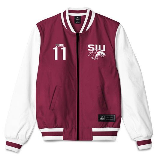 SIU Carbondale - NCAA Football : Markell Quick - Bomber Jacket-0