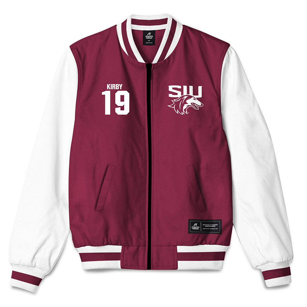 SIU Carbondale - NCAA Baseball : Jace Kirby - Bomber Jacket-0